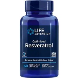 Optimized Resveratrol 60 vegetarian capsules LIFE Extension