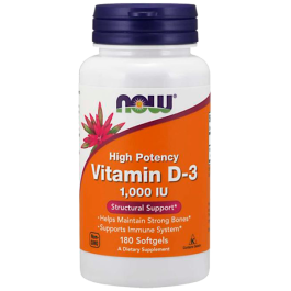 Vitamina D3 1.000 180 softgels NOW Foods