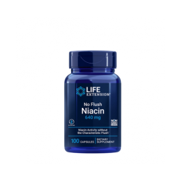 No Flush Niacin 800 mg. 100 capsules LIFE Extension