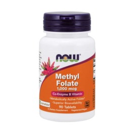 METHYL Folate 1.000mcg 90tablets NOW Foods