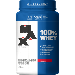 100% Whey Pote – 900g – Max Titanium