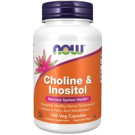 Choline & Inositol 500 mg 100 Veg Capsules Now foods