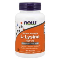 L-Lysine 1000mg 100tbs NOW Foods